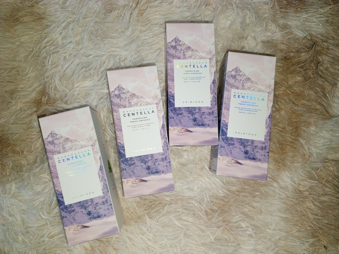 skin1004 ampoules (Category: Face Care) located in San Marcelino. Submitted by ynzhi (Listing ID 1340498996, Image 1). Description: skin1004 poremizing ampoule 100ml skin1004 tone brightening ampoule 100ml skin1004 centella ampoule 100ml skin1004 probio cica ampoule 50ml.