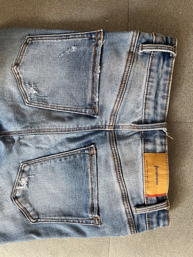 stradivarius super high waist fitted jeans (Category: Jeans) located in Paranaque City. Submitted by 08sseul (Listing ID 1340510157, Image 2). Description: - good as new - negotiable price.