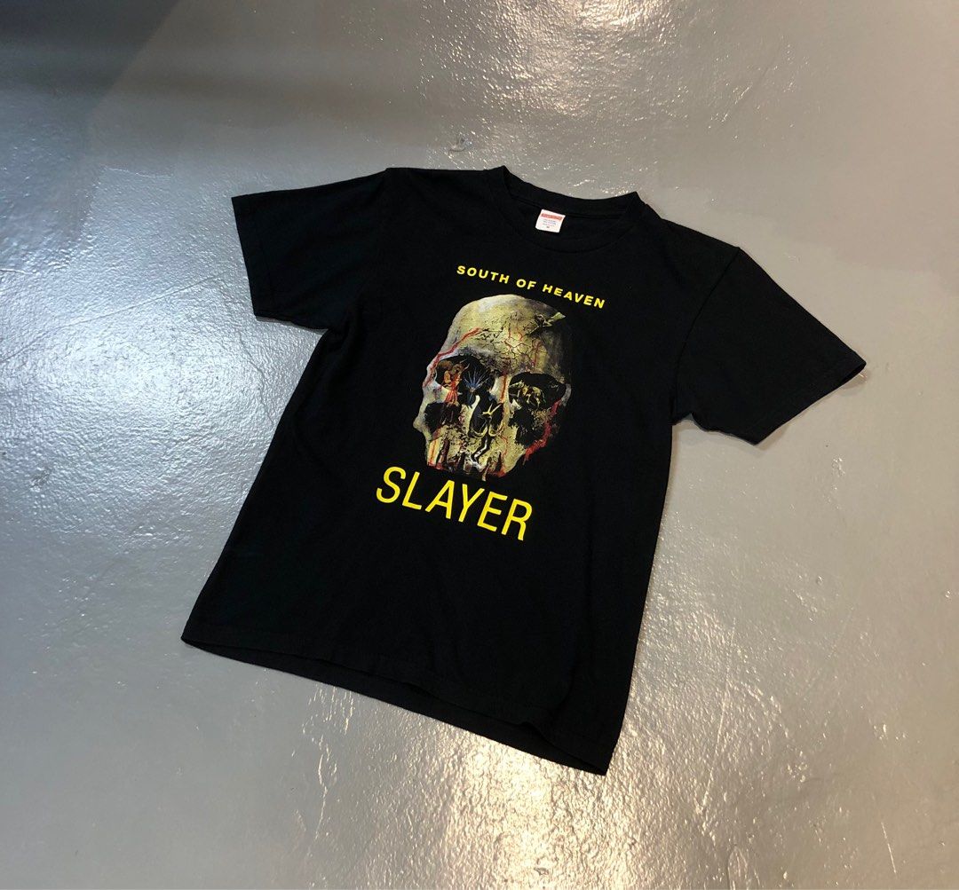 Supreme x Slayer tee Men s Fashion Tops Sets Tshirts Polo Shirts on Carousell