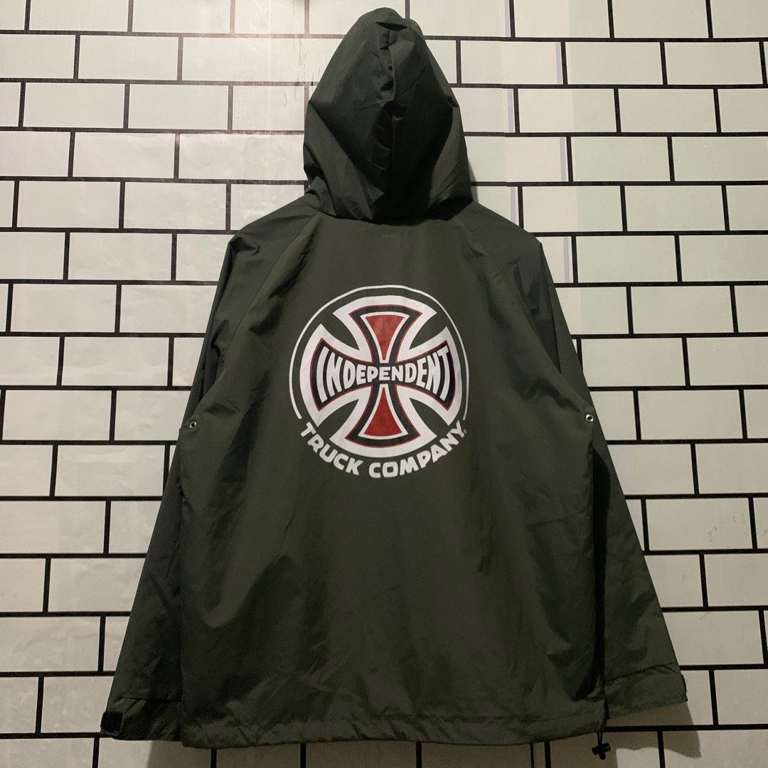 SUPREME x INDEPENDENT NYLON ANORAK Men s Fashion Coats Jackets and Outerwear on Carousell