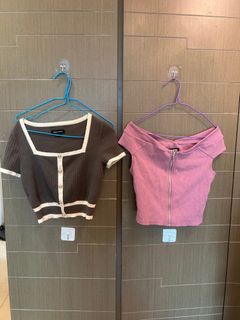 Ur UR urban Revivo Urban Revivo vero moda Vero Moda  $45件 , $80  兩件 Sweater 上衣   灰色襯衫  女裝恤衫 上衣 crop top 短款上衣 短袖 blouse 長袖 斯文上衣 村衫  真絲上衣 冷衫 毛衣 短款上衣 crop shirt64235021150081110