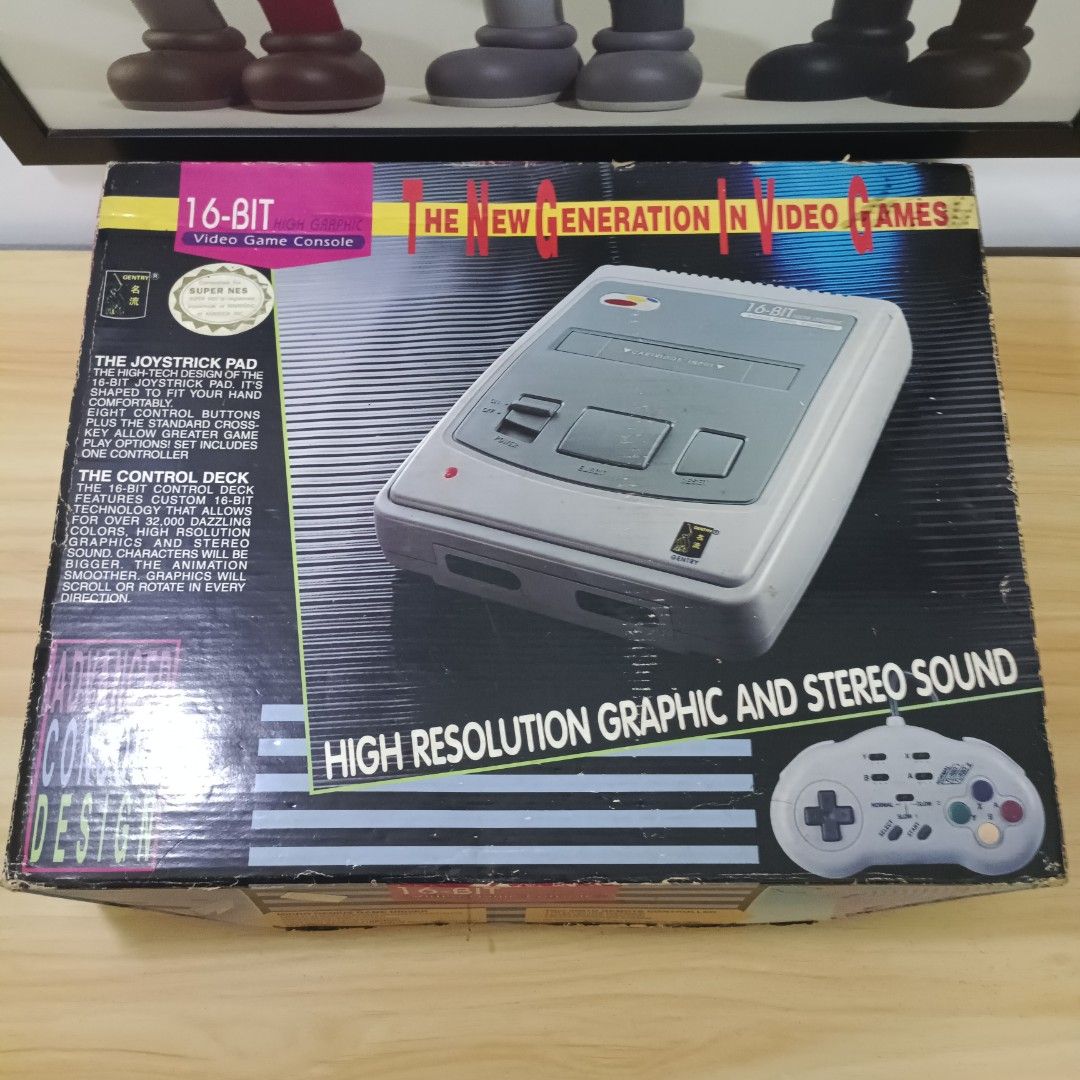 VINTAGE GENTRY 16 BIT HIGH GRAPHIC VIDEO GAME CONSOLE, Hobbies & Toys ...