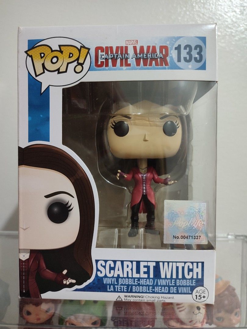 133 Scarlet Witch Funko pop (Category: Figurines & Statues) located in Quezon City. Submitted by declutterthingzzz (Listing ID 1340840304, Image 1). Description: plus 1 oob same character.