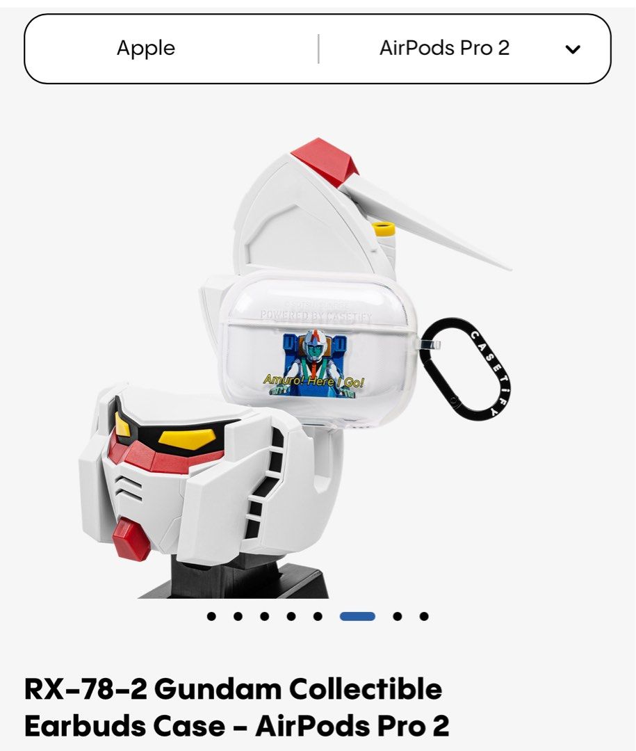 CASETiFY Unveils RX-78-2 Gundam Collectible Earbuds Case for