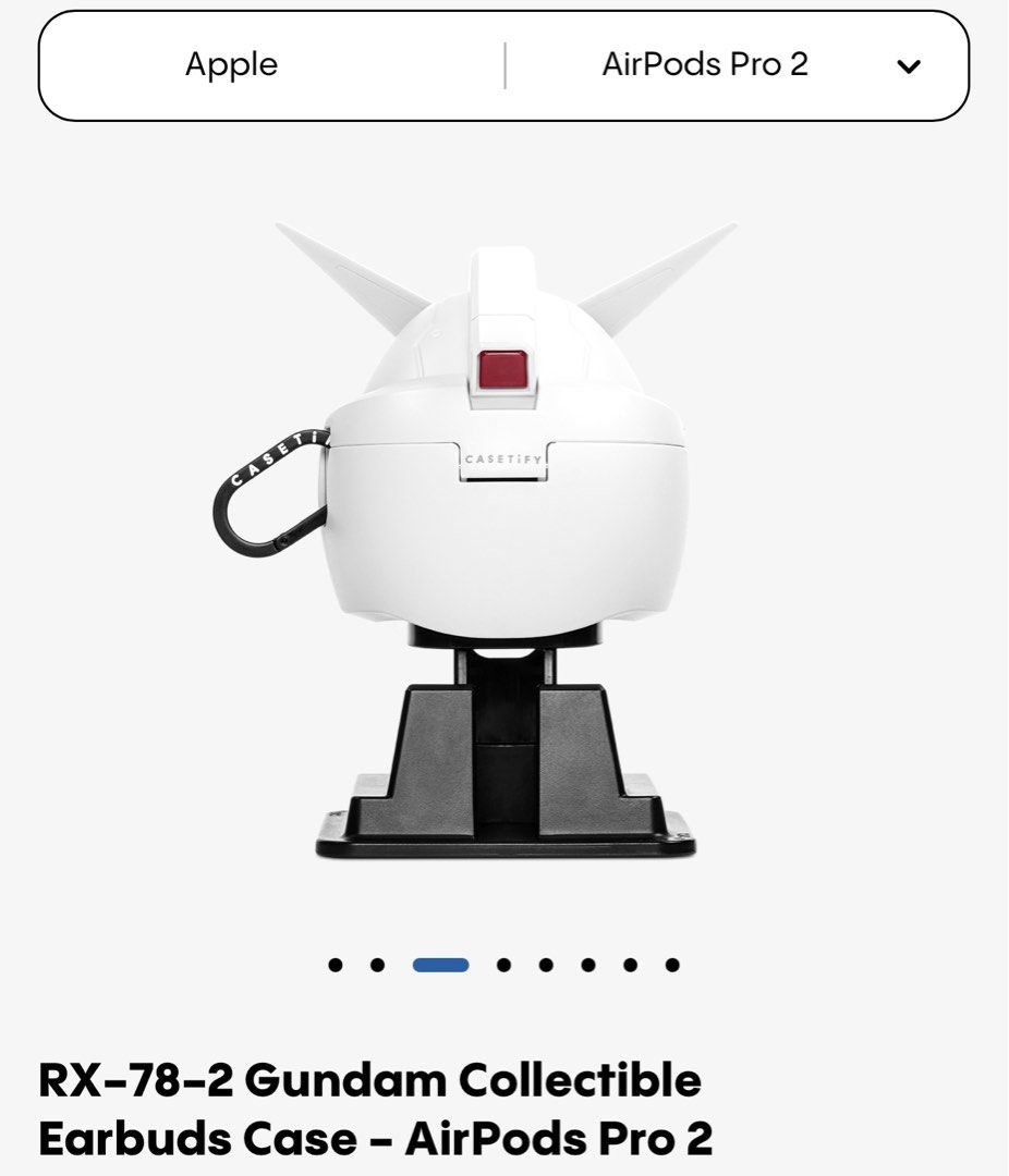 CASETiFY Unveils RX-78-2 Gundam Collectible Earbuds Case for