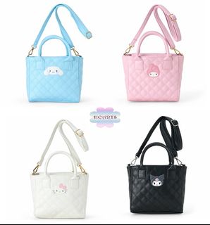 Direct Japan Shipment Sanrio 2WAY Mini Handbag / Shoulder Bag / Crossbody Bag (Hello Kitty / Cinnamoroll / Melody / Kuromi) #C202412010 (In Stock)630001638739231112