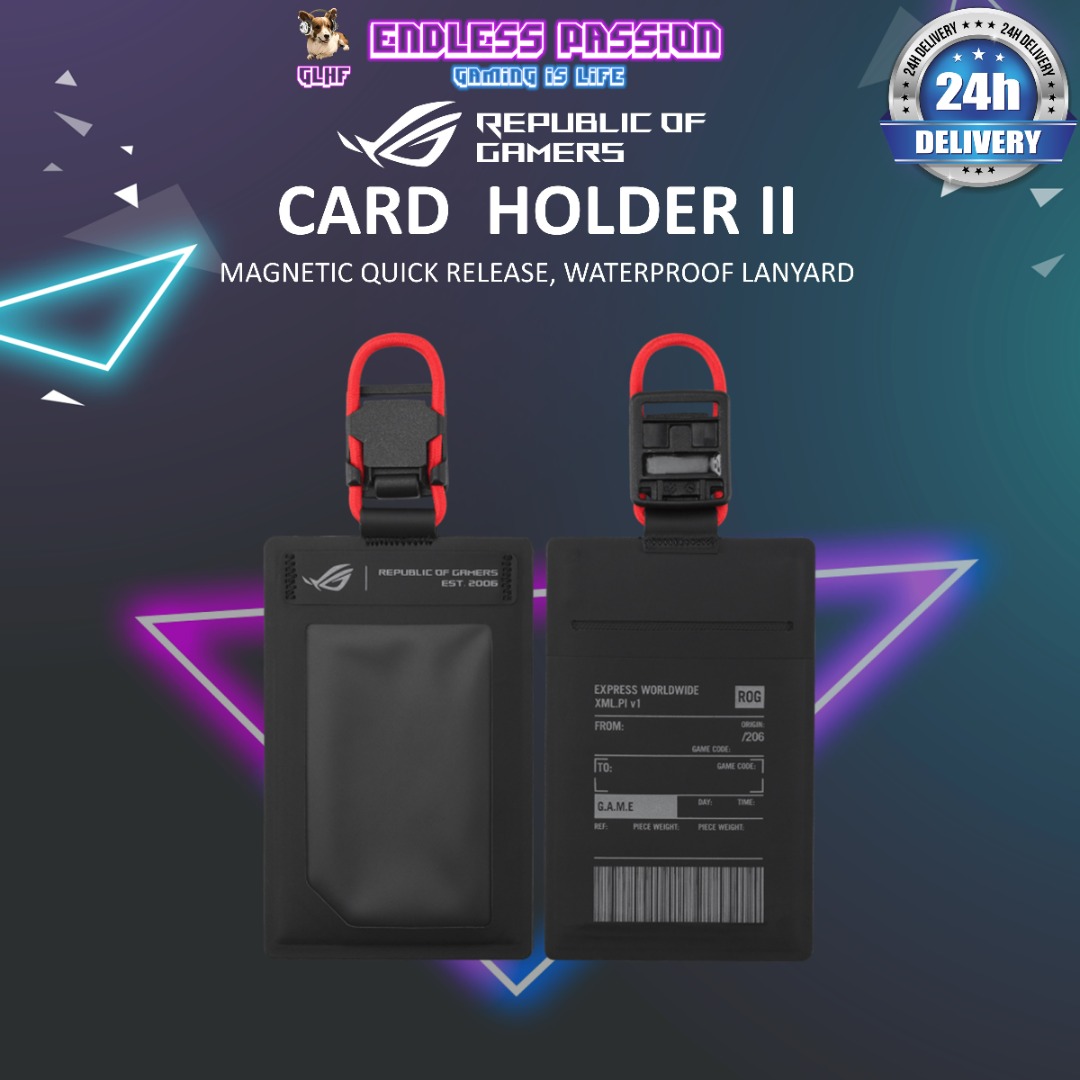 ASUS ROG Card Holder II, Men's Fashion, Watches & Accessories, Wallets ...