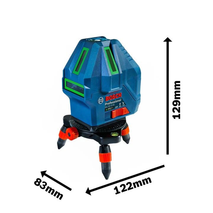 Bosch GLL 50-15 XG Line Laser Level (Category: Construction Tools & Equipment) located in Quezon City. Submitted by vertexpowertools (Listing ID 1340754245, Image 3). Description: • Positioning Simple and Versatile For Your Everyday Levelling Application • User benefit Green Laser Technology ensures excellent visibility even in brighter conditions Intuitive user-friendly HMI control made for user simplicity Detachable rotating platform enables pr