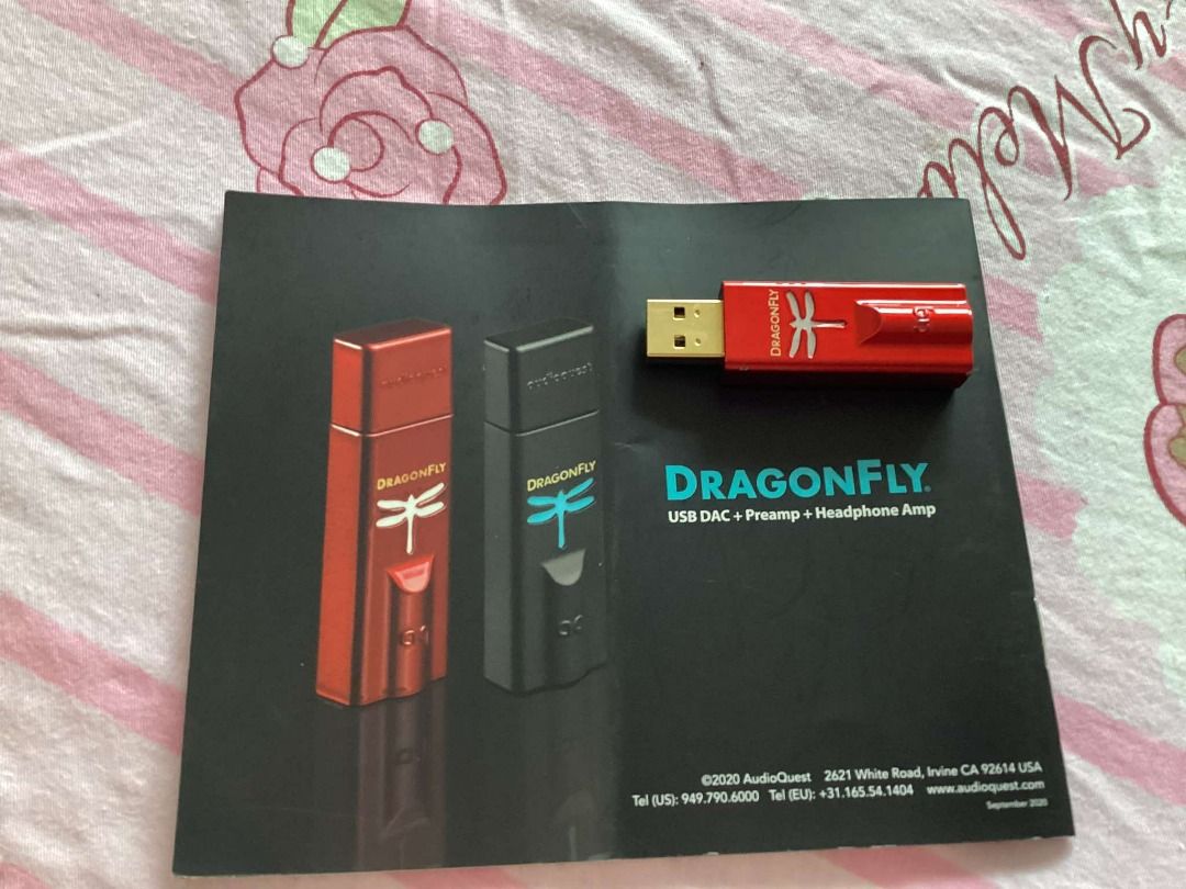 Dragonfly Red Portable DAC (Category: Soundbars, Speakers & Amplifiers) located in Makati City. Submitted by november2554153 (Listing ID 1340714277, Image 3). Description: Level-up your audio to next level to true hi-fi; perfect for iphones, laptops, ipads.