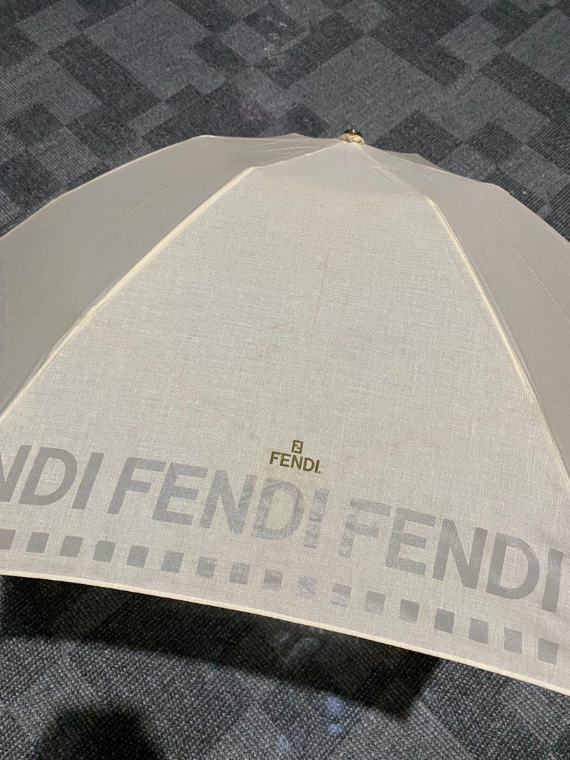 Fendi Umbrella (Category: Umbrellas) located in Bulacan. Submitted by thriftstarph (Listing ID 1340683218, Image 2). Description: Vintage Fendi Color rate 9/10 (need wash) Flaws (yellowish) From japan.
