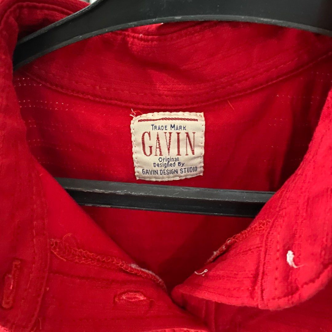 GAVIN Red polo shirt (Category: Blouses) located in Manila. Submitted by tinscornerph (Listing ID 1340745890, Image 2). Description: .