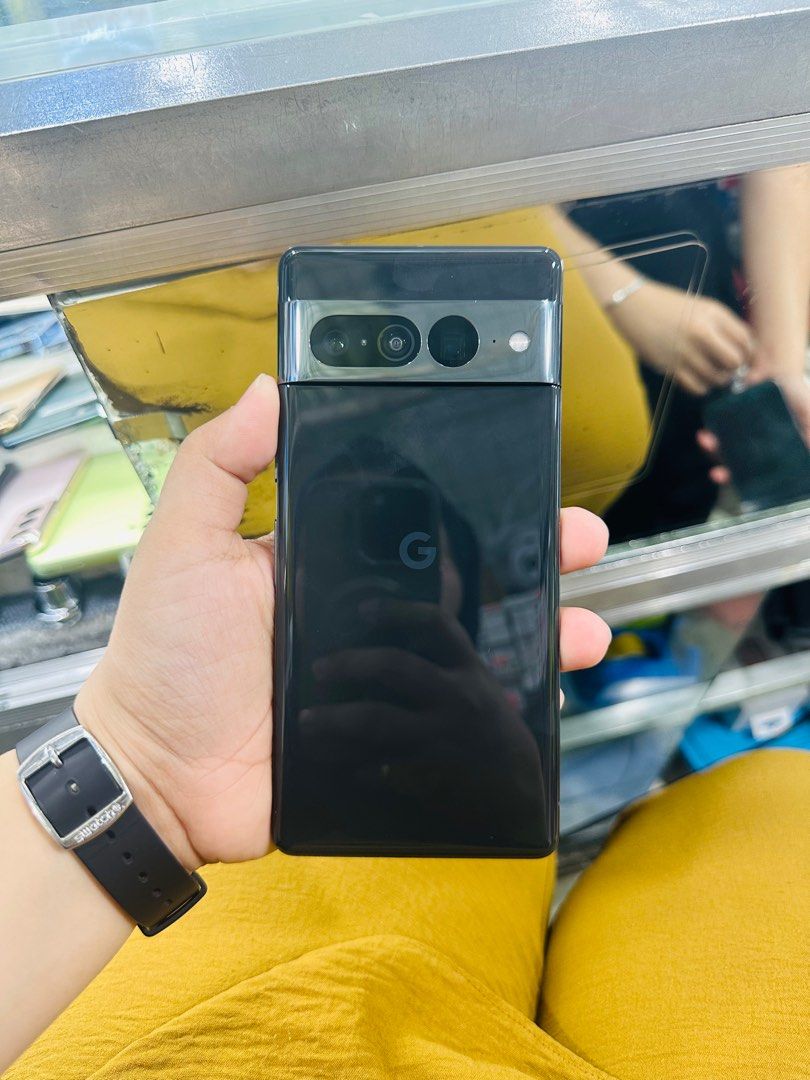 Google Pixel 7 Pro 128gb US FU (Category: Google Pixel) located in San Juan City. Submitted by javedsgadgetshop (Listing ID 1340834348, Image 1). Description: OPEN FOR INSTALLMENT VIA CREDIT CARD/GGIVES/SPAY/BILLEASE & SWAP/TRADE-IN! BUY AND SELL! Quick Specs : Google Pixel 7 Pro •128gb •US Variant •Good batt health •Factory Unlock •95% Smoothness •No hidden issue | No Repaired •100% Authentic | Not Refurbished •w/ OEM Charger & store warranty ❣️