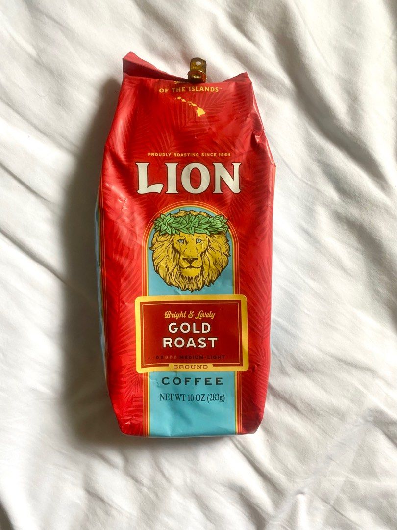 Hawaii Imported Lion Ground Coffee 283g (Category: Beverages) located in Mandaluyong City. Submitted by urbansellermnl (Listing ID 1340790784, Image 2). Description: ORIGINAL Imported from Hawaii Lion Ground Coffee Available: Vanilla Macadamia Gold Roast French Roast Diamond Head Roast 24K Gold Roast Kona Coffee .