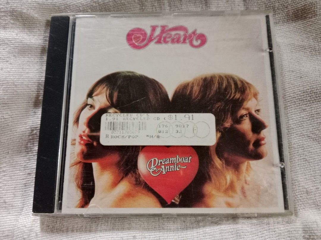 Heart - Dreamboat Hard Rock CD 1975 (Category: CDs & DVDs) located in Rizal. Submitted by wsted_rcords2025 (Listing ID 1340677192, Image 1). Description: Dreamboat Annie is the debut studio album by American rock band Heart. At the time, the band was based in Vancouver, British Columbia; the album was recorded in Vancouver and first released in Canada by the local label Mushroom Records in September 1975, eventually reaching number 20 on RPM's To