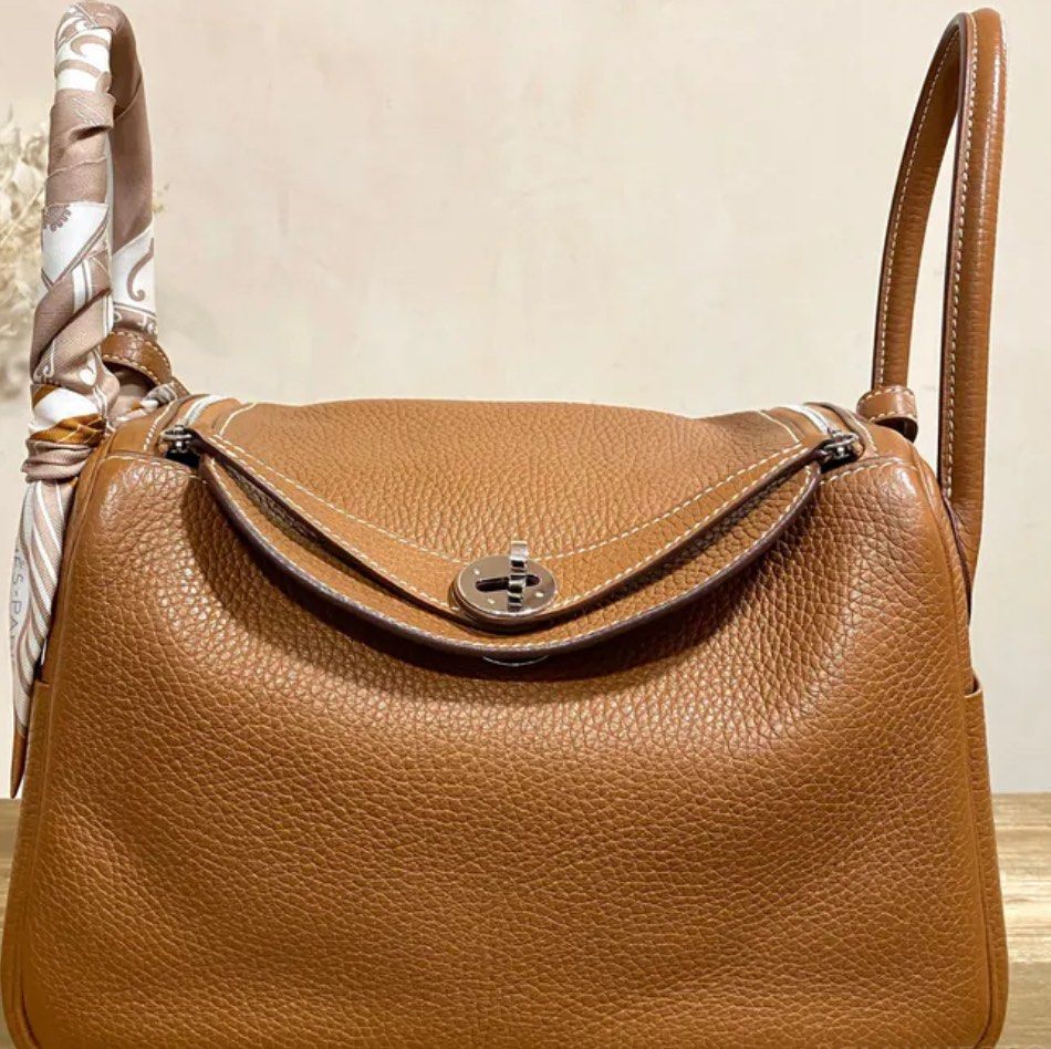 Hermes Lindy 26 Gold SHW (Category: Luxury Bags & Wallets) located in Quezon City. Submitted by __12345 (Listing ID 1340843715, Image 2). Description: - Preorder (2 weeks eta) - 9.5/10 condition - Stamp C - Includes dustbag, box, and certificate of authenticity - Available for meet ups/delivery - Detailed photos available upon request - Guaranteed authentic or money back! Open to sourcing requests! Send us a message 💌🛍️.