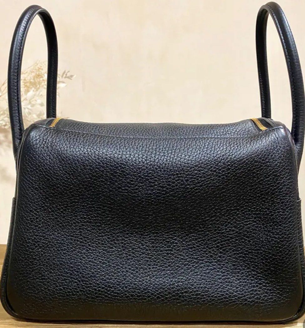 Hermes Lindy 26 Noir GHW (Category: Luxury Bags & Wallets) located in Quezon City. Submitted by __12345 (Listing ID 1340844414, Image 3). Description: - Preorder (2 weeks eta) - 9.5/10 condition - Stamp Y - Includes dustbag, box, and certificate of authenticity - Available for meet ups/delivery - Detailed photos available upon request - Guaranteed authentic or money back! Open to sourcing requests! Send us a message 💌🛍️.