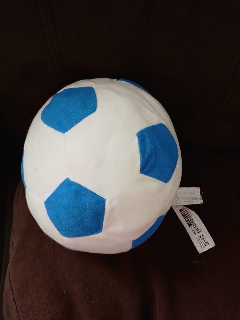 IKEA Soccer Plush Ball (Category: Plushies & Soft Toys) located in Taytay. Submitted by michidc (Listing ID 1340731950, Image 1). Description: Ikea Soccer Ball 399 only Brand new Payments:Gcash/BDO Pickup Taytay, Rizal Dm💌💌💌.