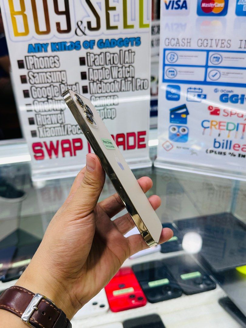 iPhone 12 Promax 95BH Openline Dualsim 99%smooth No issues (Category: iPhone 12 Series) located in San Juan City. Submitted by saabangadgetshop (Listing ID 1340695677, Image 3). Description: Onhand | Pre-owned iPhone 12 Promax 256GB OPENLINE DUALSIM HK VARIANT Battery Health 95% NO HIDDEN ISSUES NO HISTORY OF REPAIR 99%Smooth TEST TO SAWA RESET ALL YOU WANT TEST ALL YOU WANT NOT REFURBISHED AUTHENTIC PHONE ALL WORKING (FREE 3UTOOLS) iPhones iPads