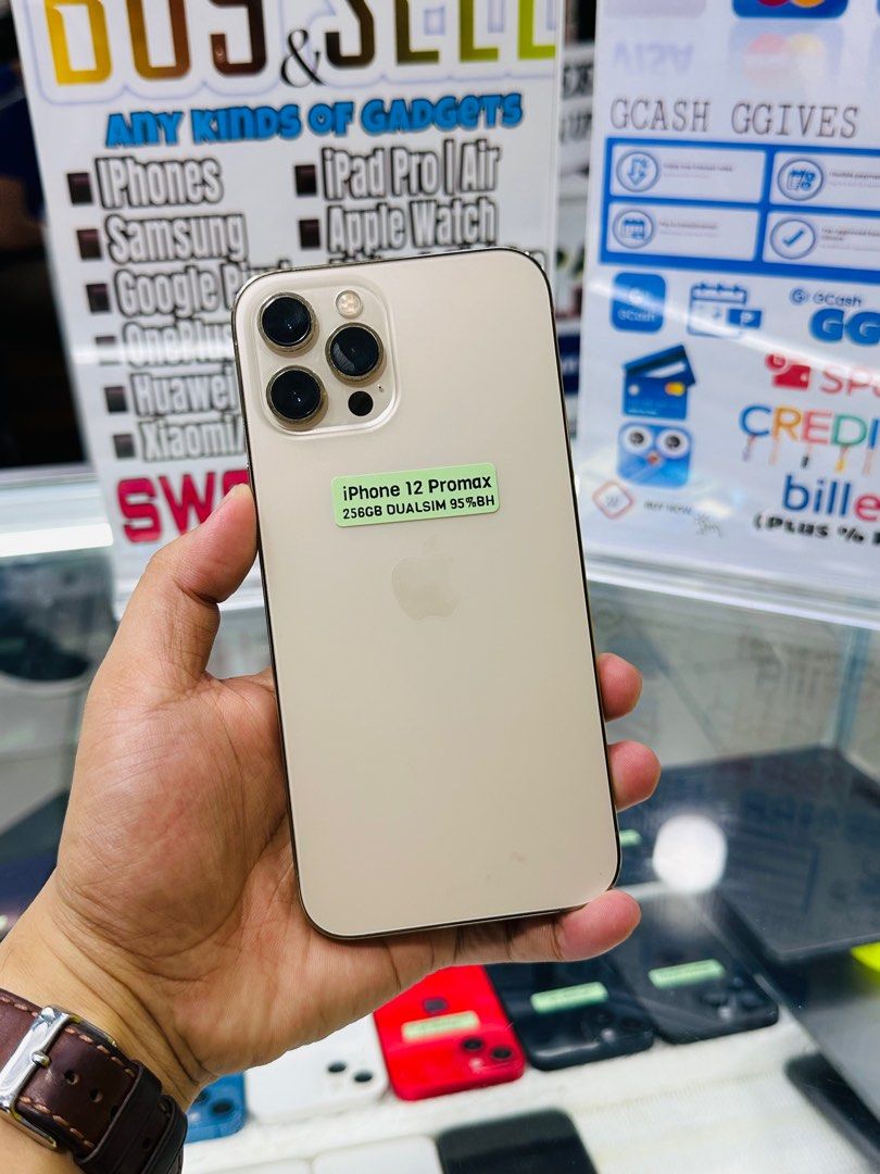 iPhone 12 Promax 95BH Openline Dualsim 99%smooth No issues (Category: iPhone 12 Series) located in San Juan City. Submitted by saabangadgetshop (Listing ID 1340695677, Image 1). Description: Onhand | Pre-owned iPhone 12 Promax 256GB OPENLINE DUALSIM HK VARIANT Battery Health 95% NO HIDDEN ISSUES NO HISTORY OF REPAIR 99%Smooth TEST TO SAWA RESET ALL YOU WANT TEST ALL YOU WANT NOT REFURBISHED AUTHENTIC PHONE ALL WORKING (FREE 3UTOOLS) iPhones iPads