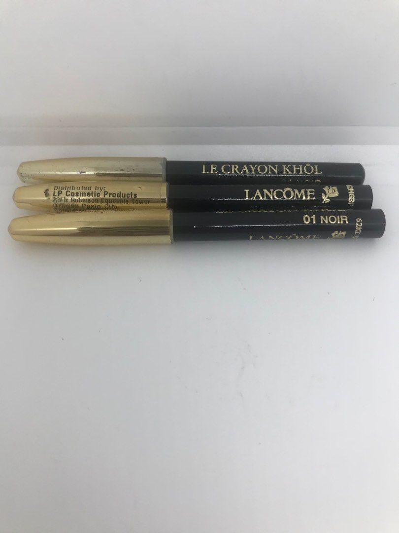 Lancome Le Crayon Khol Mini 01 Noir (Category: Makeup) located in Quezon City. Submitted by currency27 (Listing ID 1340837371, Image 2). Description: 310 Each Shades: 01 Noir 1 Available 2 sold Create a sensual, intense eye look with ease. This smudgy, creamy-smooth eye pencil delivers a dose of decadent color that glides on effortlessly and blends beautifully. In an instant, eyes are perfectly lined, defined and contoured for a smoldering effect