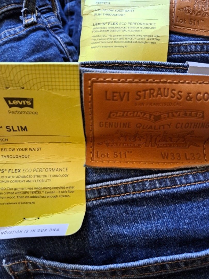 Levis 511 Big E (Category: Jeans) located in Cebu City. Submitted by marcu2017 (Listing ID 1340855881, Image 3). Description: FOR SALE 📌 ORIGINAL LEVI'S JEANS BRANDNEW SIZE 34 & 33 511 SLIM FIT BIG E LEATHER PATCH DARK BLUE 10/10 COLOR RATE DENIM PANTS MADE IN PAKISTAN 33-34 W ACTUAL 40.5L 7.5 Hem FULL DETAILS BELOW PM MORE INFO 📌MODE OF PAYMENT PAYMENT FLASH EXPRESS.