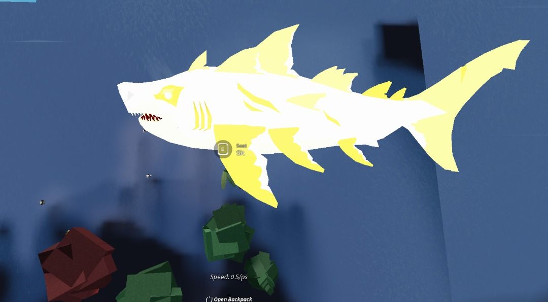 Megalodon Fisch Fish Roblox Giant Mythic Big, Video Gaming, Gaming