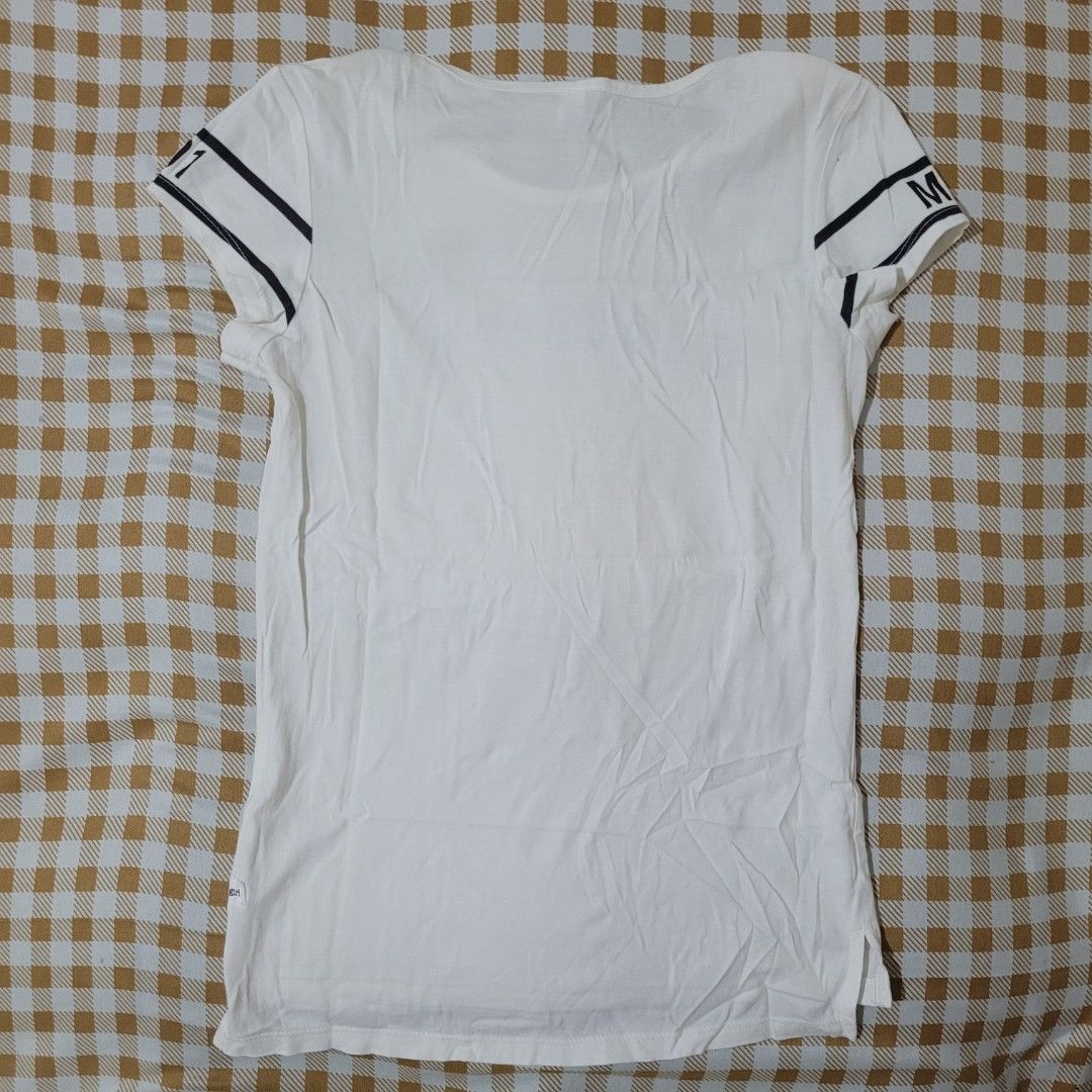 Moos Girl White Shirt (Category: Shirts) located in Quezon City. Submitted by mrjdeclutter (Listing ID 1340775590, Image 2). Description: • Send me a message for sizing details and pictures for condition checking ☺️.