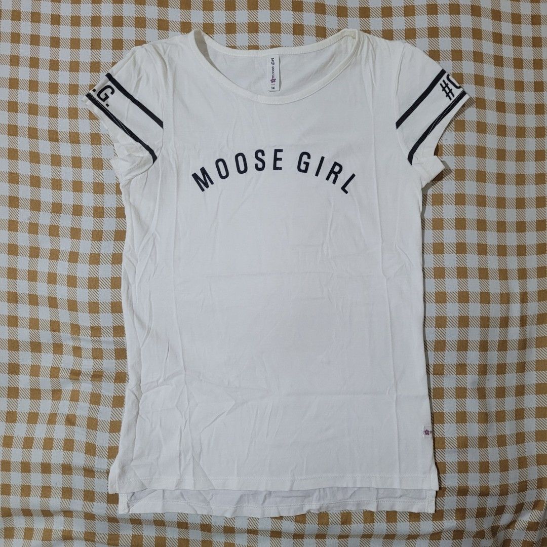 Moos Girl White Shirt (Category: Shirts) located in Quezon City. Submitted by mrjdeclutter (Listing ID 1340775590, Image 1). Description: • Send me a message for sizing details and pictures for condition checking ☺️.