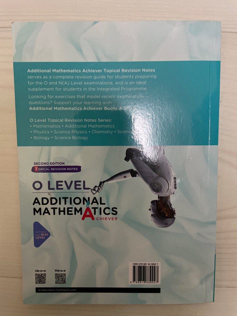 SL edu Olevel Amath reference/enrichment/assessment book, Hobbies ...