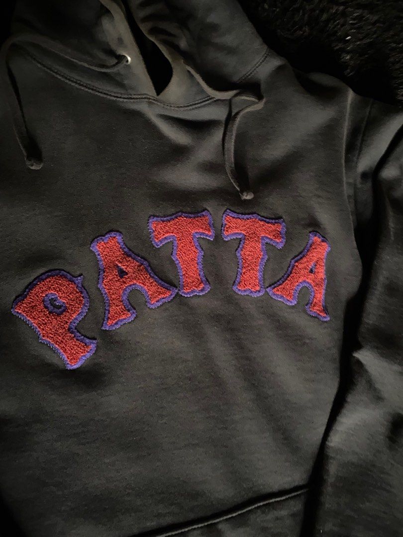 Patta biker logo hoodie hotsell