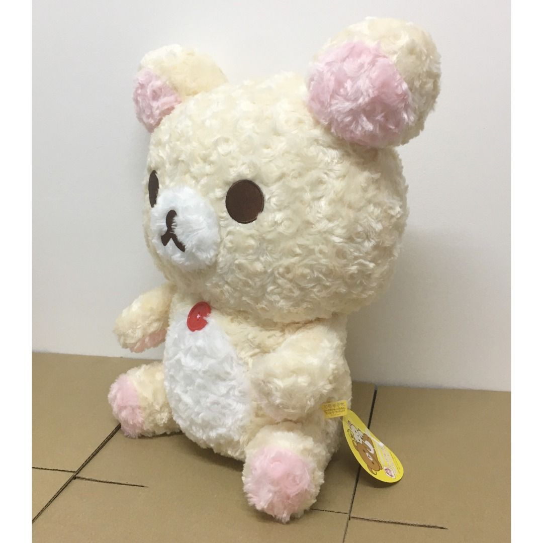 Rilakkuma - Korilakkuma Rose Boa XL Premium Sitting Plush Toy by San-X ...