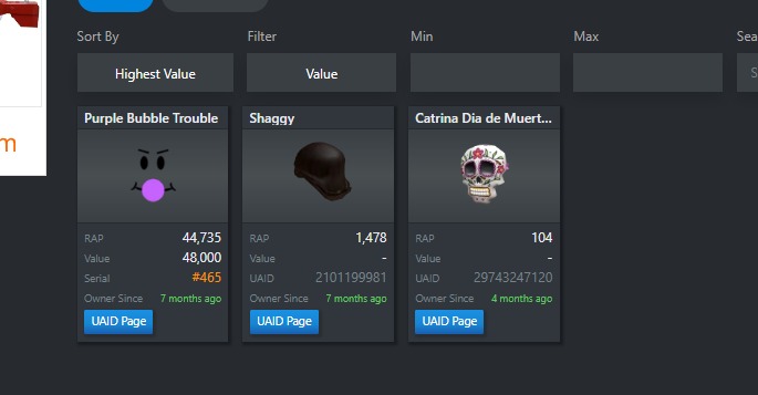 ROBLOX LIMITED FOR SALE (CHEAP), Everything Else, Others on Carousell