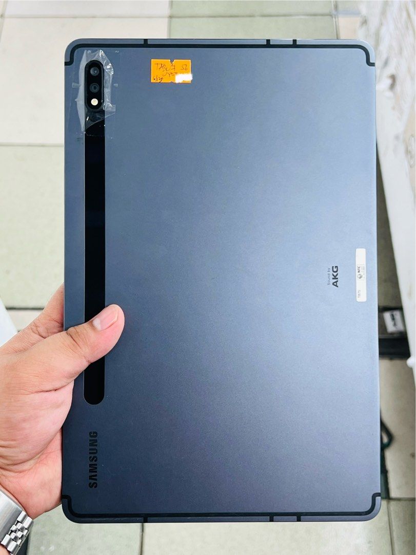 Samsung Tab S7 128gb LTE No issue (Category: Samsung) located in San Juan City. Submitted by javedsgadgetshop (Listing ID 1340822424, Image 1). Description: OPEN FOR INSTALLMENT VIA CREDIT CARD/GGIVES/SPAY/BILLEASE & SWAP/TRADE-IN! BUY AND SELL! Quick Specs : Samsung Tab S7 •128gb •NTC Variant •Good batt health •Factory Unlock •95% Smoothness •No hidden issue | No Repaired •100% Authentic | Not Refurbished •w/ OEM Charger & store warranty ❣️ - se