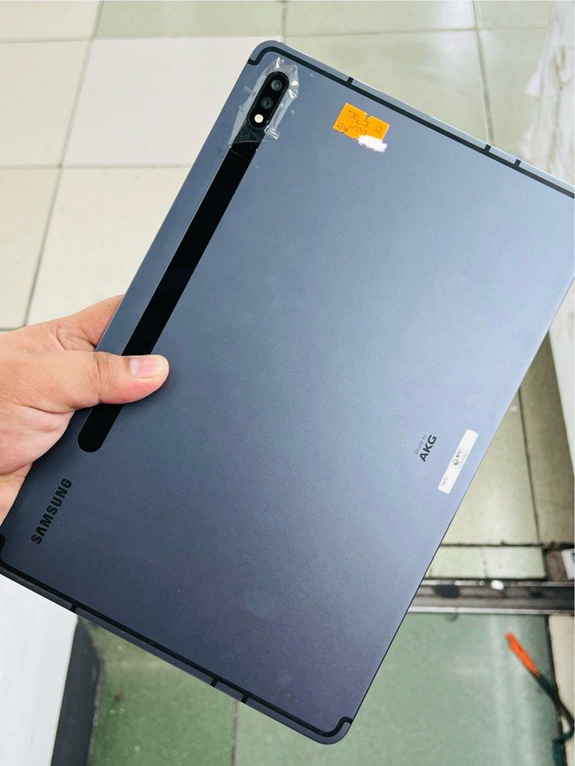Samsung Tab S7 128gb LTE No issue (Category: Samsung) located in San Juan City. Submitted by javedsgadgetshop (Listing ID 1340822424, Image 3). Description: OPEN FOR INSTALLMENT VIA CREDIT CARD/GGIVES/SPAY/BILLEASE & SWAP/TRADE-IN! BUY AND SELL! Quick Specs : Samsung Tab S7 •128gb •NTC Variant •Good batt health •Factory Unlock •95% Smoothness •No hidden issue | No Repaired •100% Authentic | Not Refurbished •w/ OEM Charger & store warranty ❣️ - se
