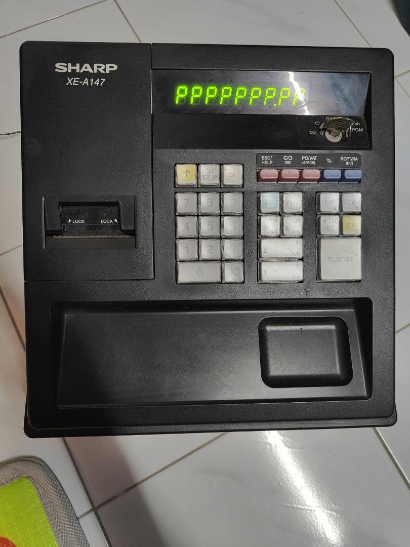 Sharp Cash Register XE-A147, Computers & Tech, Office & Business ...
