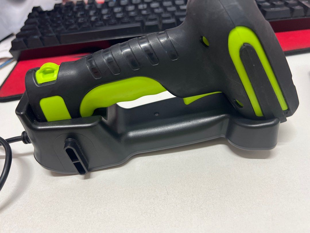 Symcode Barcode Scanner (Category: Computer Parts) located in Singapore. Submitted by warehouseclearencesales (Listing ID 1339652736, Image 3). Description: Symcode Bluetooth barcode scanner Comes with wireless charging dock.