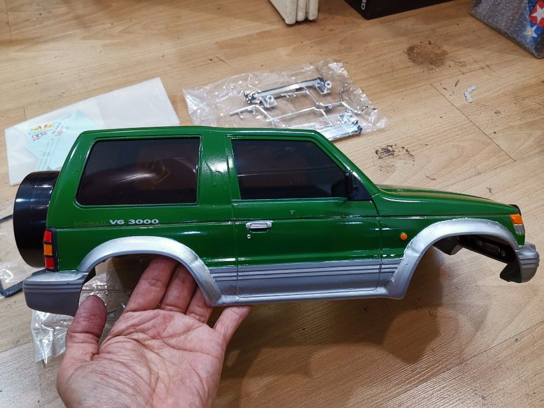 TAMIYA PAJERO P6500 (Category: Vehicle & Diecast Models) located in Manila. Submitted by genesis11_21 (Listing ID 1340765769, Image 3). Description: Pajero Body shell For Cc01 No crack Complete Gary 0-9-1-7-8-4-7-3-4-8-2.