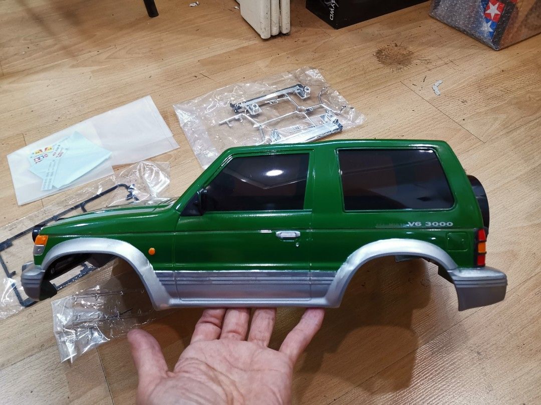 TAMIYA PAJERO P6500 (Category: Vehicle & Diecast Models) located in Manila. Submitted by genesis11_21 (Listing ID 1340765769, Image 2). Description: Pajero Body shell For Cc01 No crack Complete Gary 0-9-1-7-8-4-7-3-4-8-2.