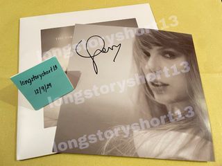 Taylor Swift Signed The Tortured Poets Department Vinyl