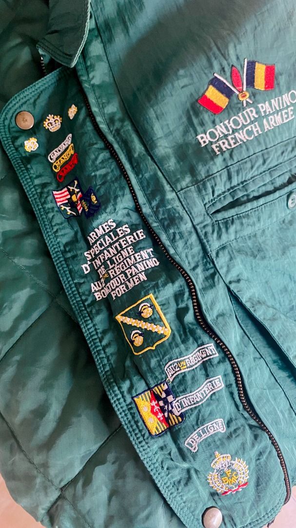 Vintage French Bomber Jacket Large (Category: Coats, Jackets and Outerwear) located in Bacoor. Submitted by banananana12 (Listing ID 1340785095, Image 3). Description: Vintage French Bomber Jacket Width 27 in Length 27 in Size L on tag Brand new condition P1200 Price Negotiable 📍Bacoor, Cavite 📦 Lalamove / Flash Express 💰 Gcash.