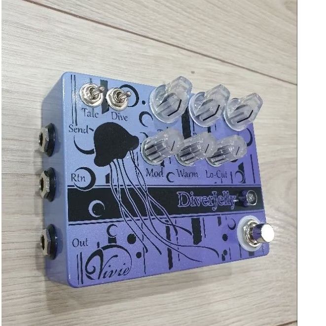 Vivie Diver Jelly Compact Effector delay Vivi 電吉他延遲效果器