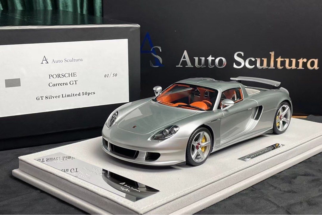 1/18 Auto Scultura Porsche Carrera GT (come with display case