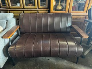 2 seater leather sofa
