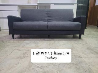3 seater sofa / couch with storage pocket
