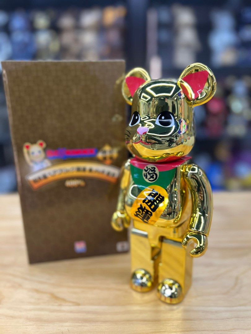 日産 BE@RBRICk 招き猫 開運 金メッキ 発光 400% | www.fpservicesnc.com