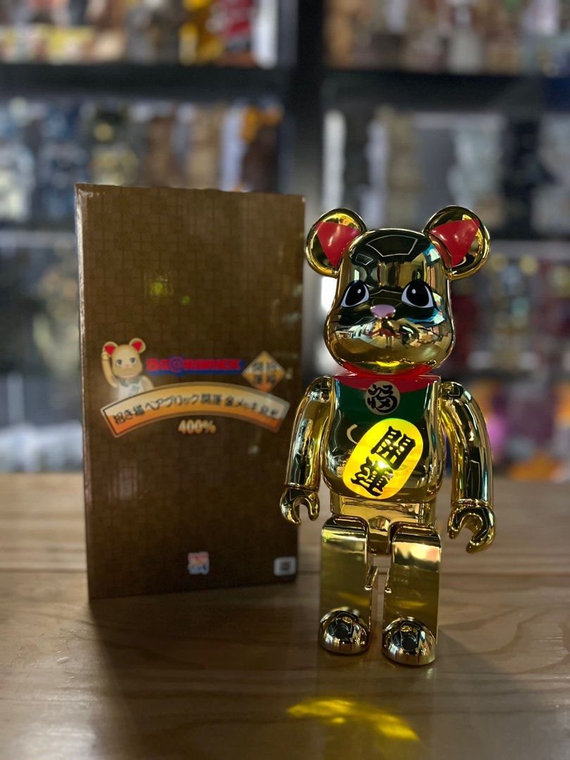 日産 BE@RBRICk 招き猫 開運 金メッキ 発光 400% | www.fpservicesnc.com