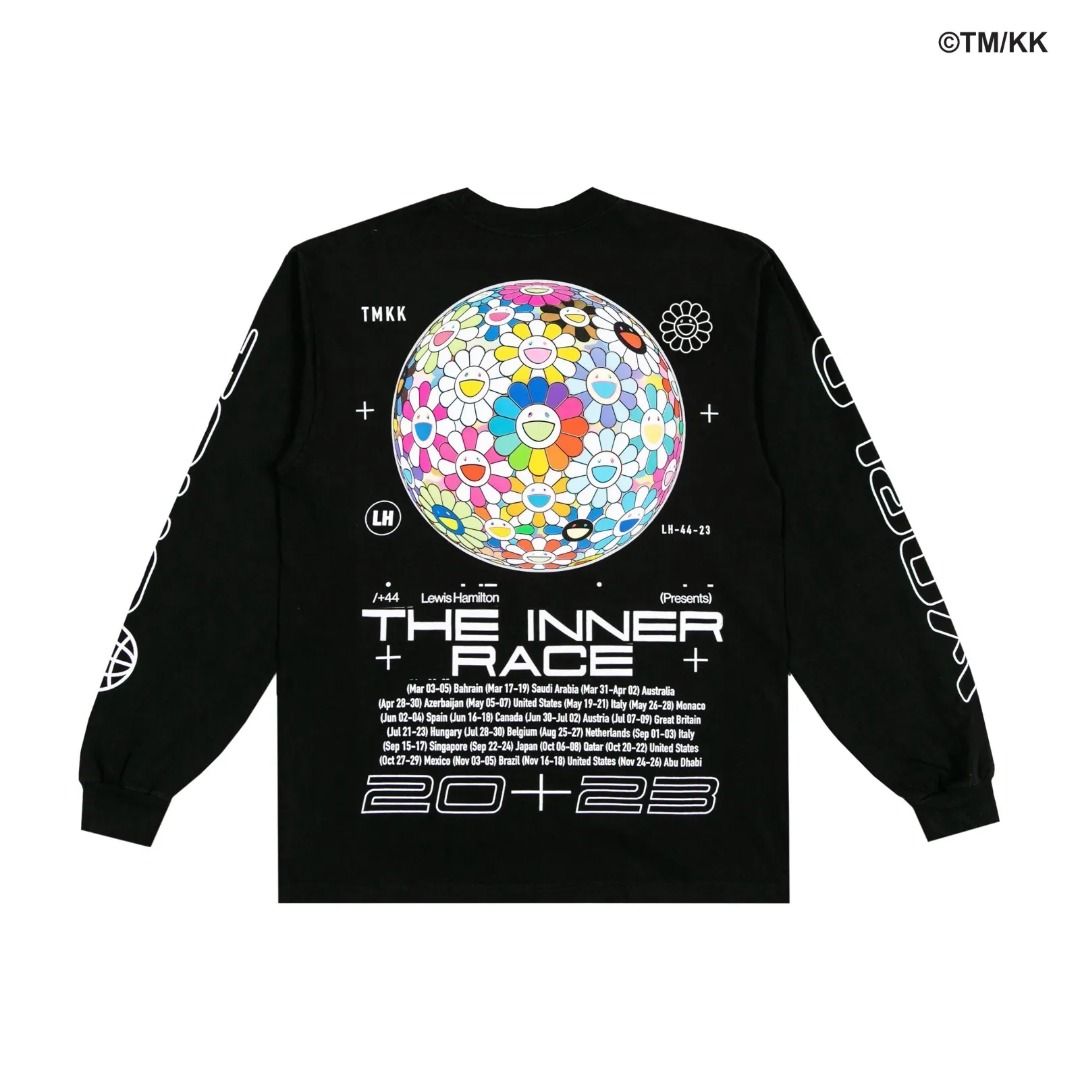 44 Lewis Hamilton Takashi Murakami 村上隆World Tour L/S T