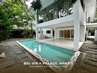 5BR Renovated House in Bel Air 4 Village Makati for Rent