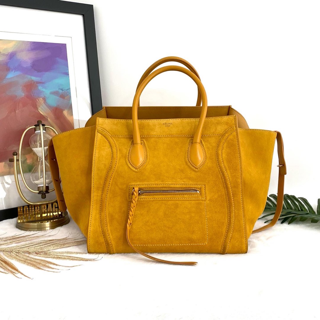 Celine suede phantom 2025 bag
