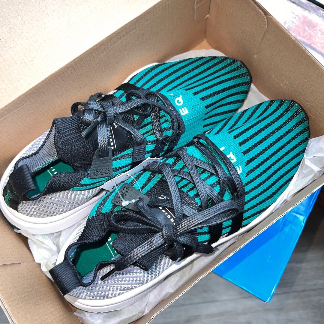 adidas EQT Support Mid ADV Primeknit Black Sub Green CQ2998